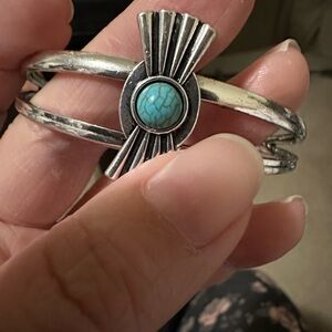 Silver Turquoise Bracelet